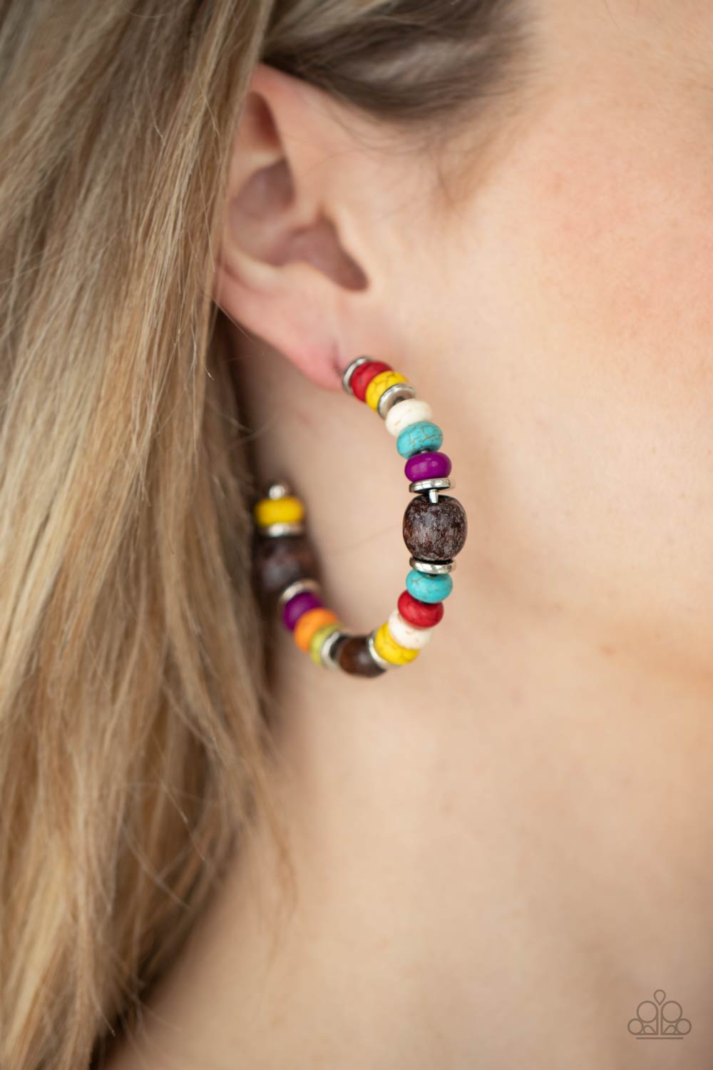 Definitely Down-To-Earth Multi
Hoop Earrings - Daria's Blings N Things