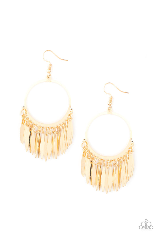 Radiant Chimes Gold Earrings - Daria's Blings N Things