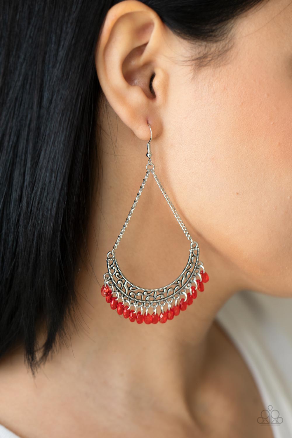 Orchard Odyssey Red
Earrings Paparazzi