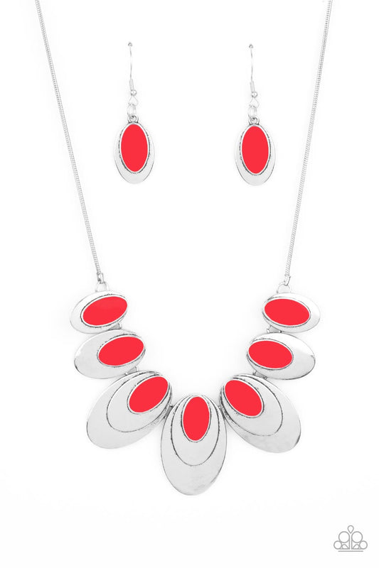 Endless Eclipse Red Necklace Paparazzi