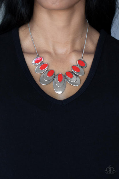 Endless Eclipse Red Necklace Paparazzi