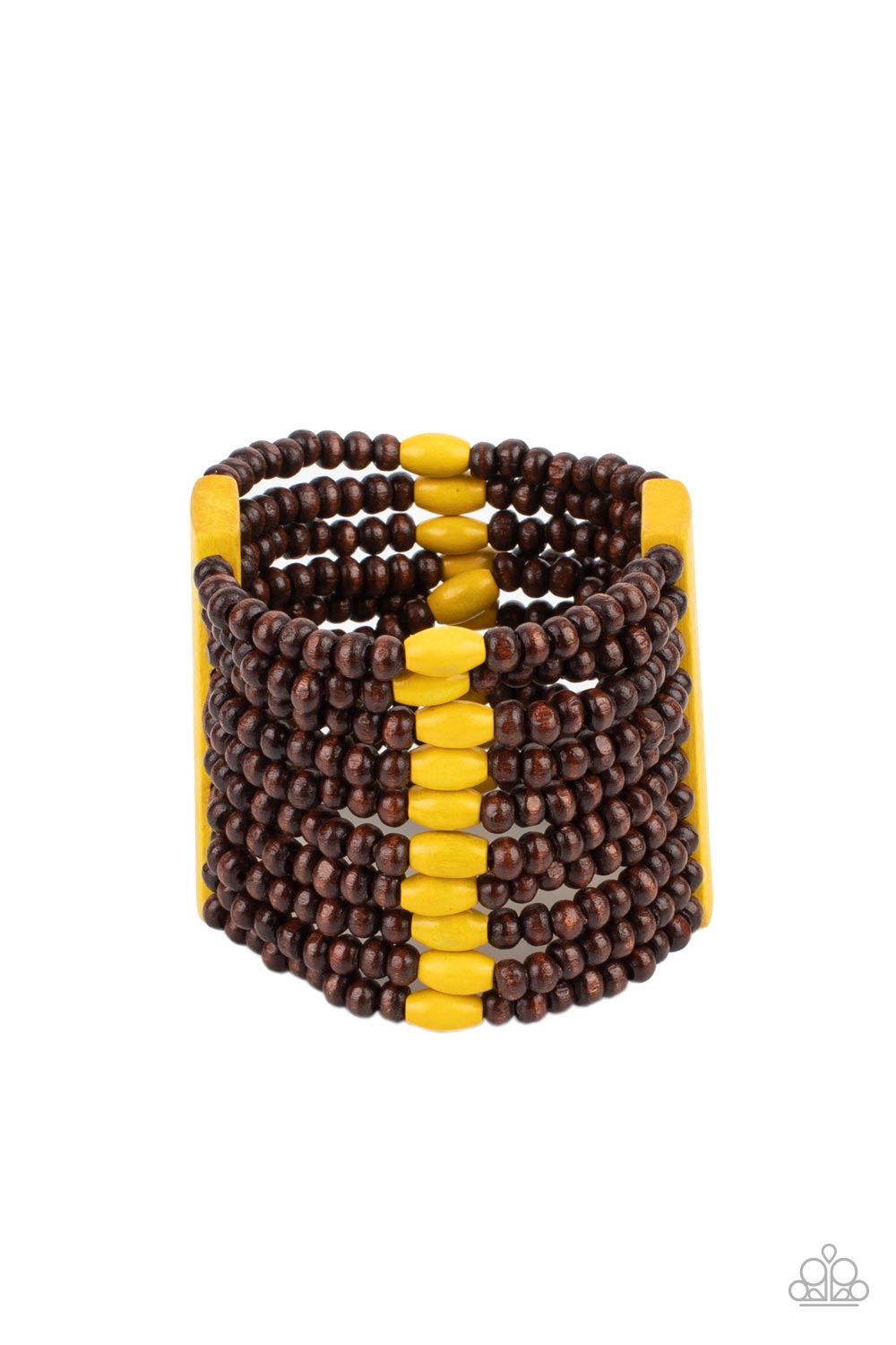 Tropical Trendsetter Yellow Bracelet Paparazzi