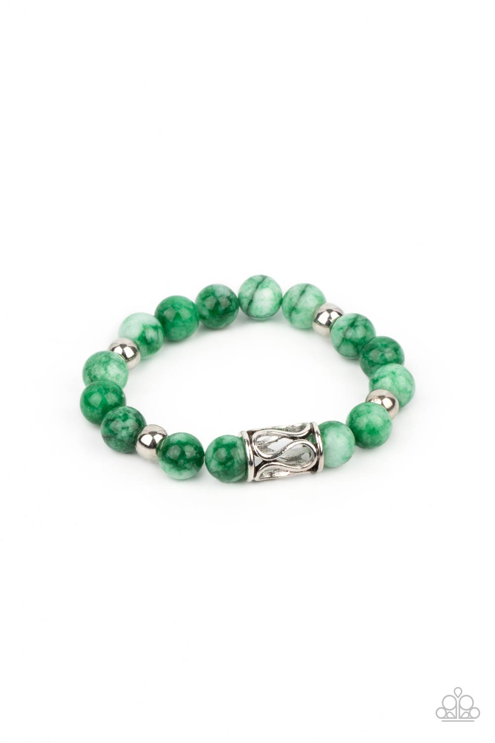 Soothes The Soul Green Bracelet Paparazzi