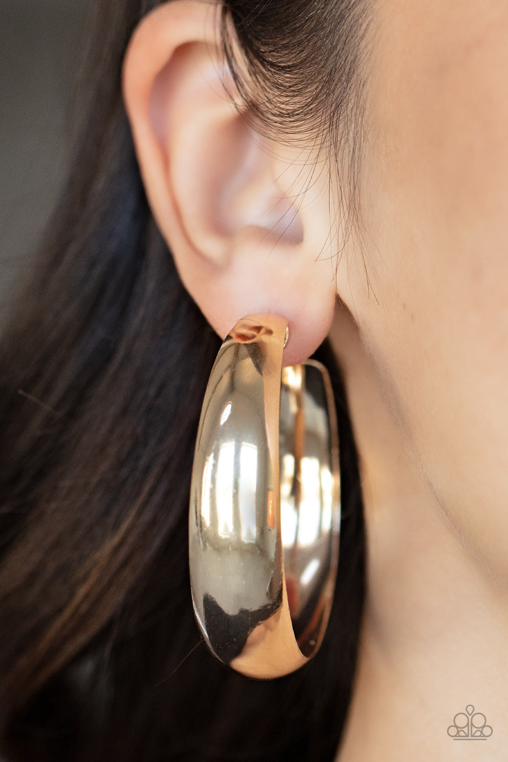 Flat Out Flawless Gold Hoop Earrings