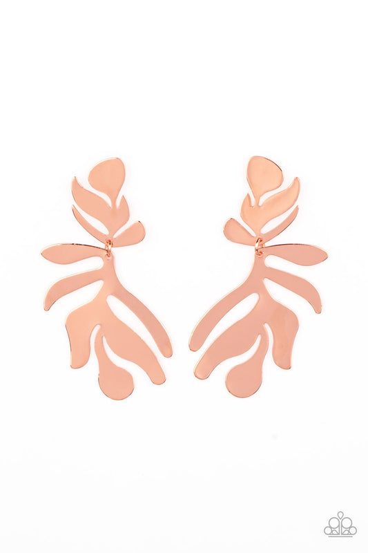 Palm Picnic Copper
Earrings Paparazzi