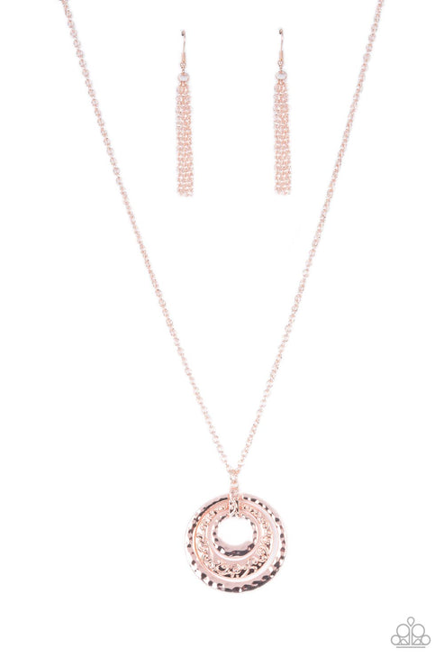 Totally Tulum Rose Gold Necklace Paparazzi