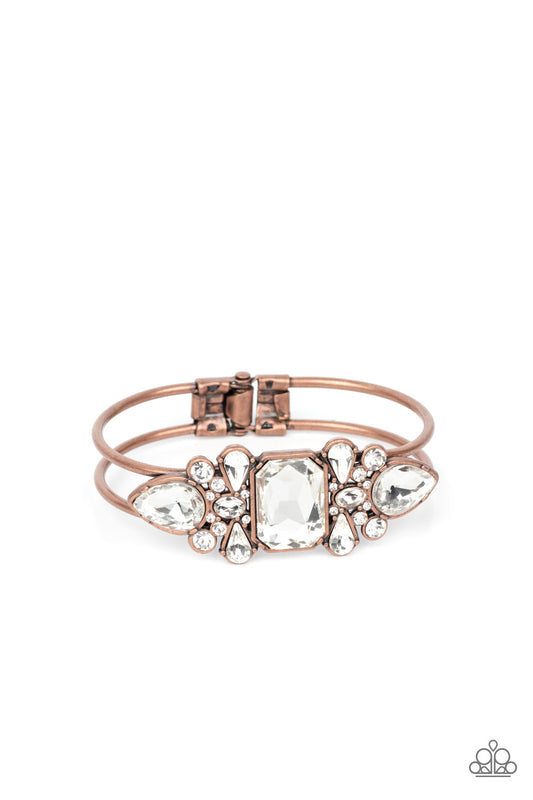 Call Me Old-Fashioned Copper Bracelet Paparazzi