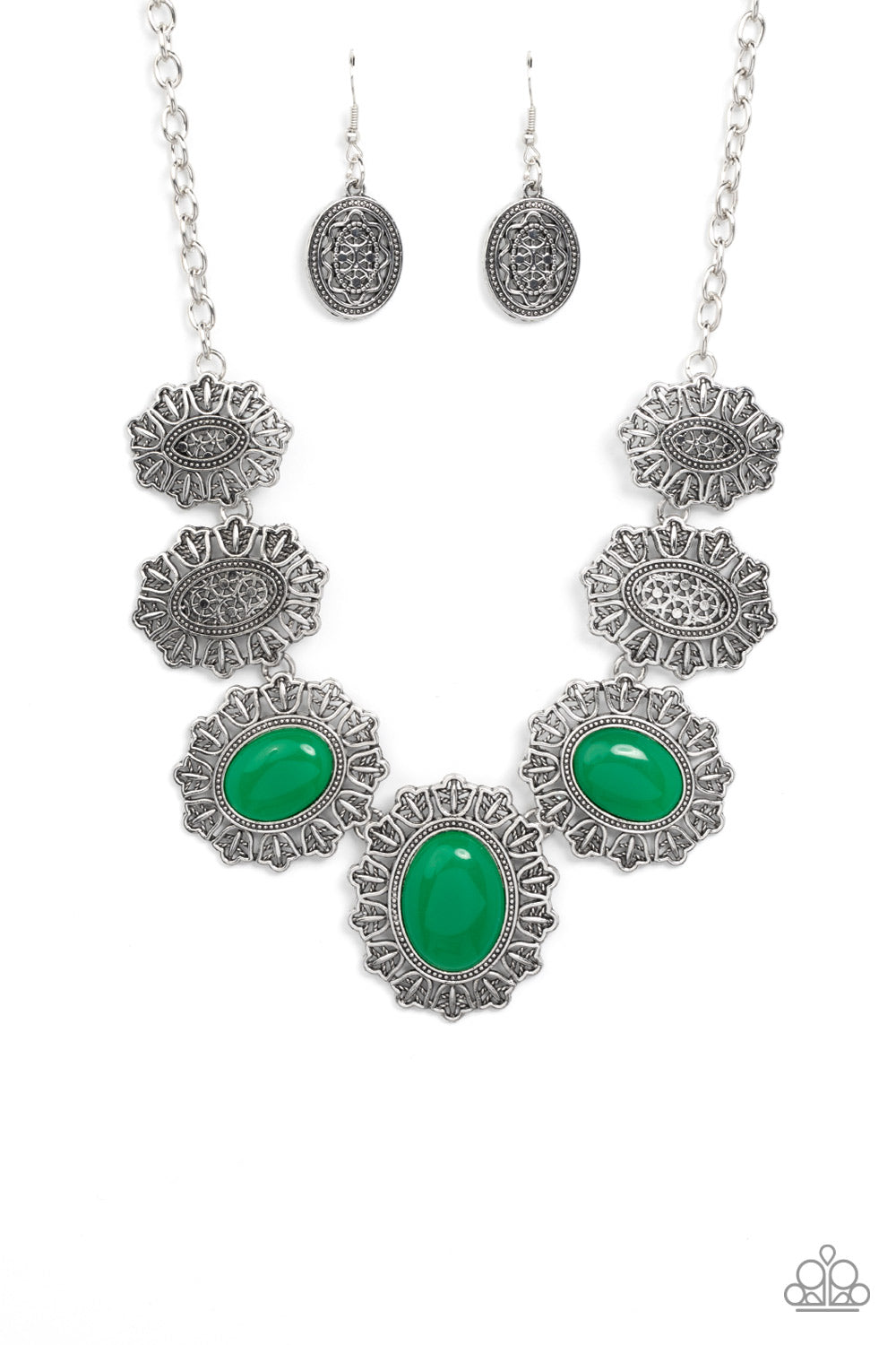 Forever and EVERGLADE Green Necklace Paparazzi