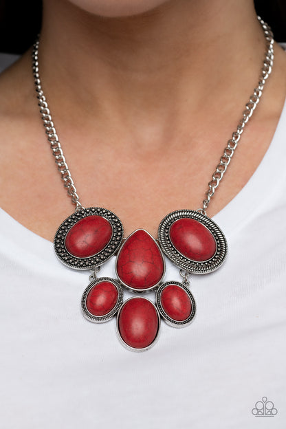 All-Natural Nostalgia Red Necklace Paparazzi