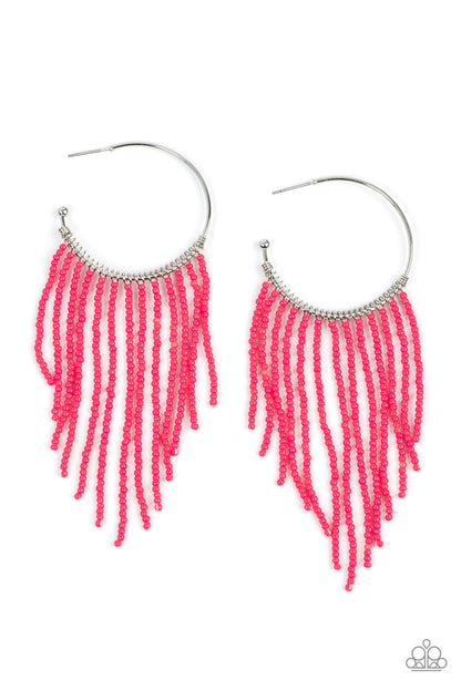 Saguaro Breeze Pink Earrings Paparazzi