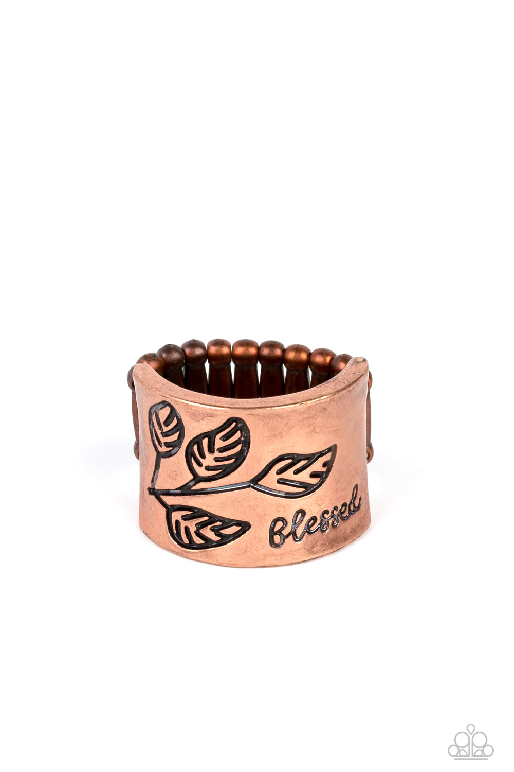 Blessed with Bling Copper Ring Paparazzi