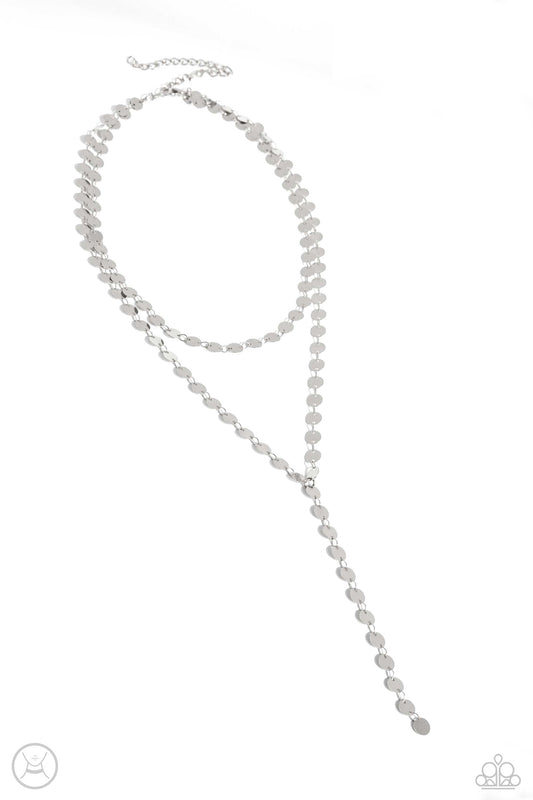 Reeling in Radiance Silver Necklace Paparazzi