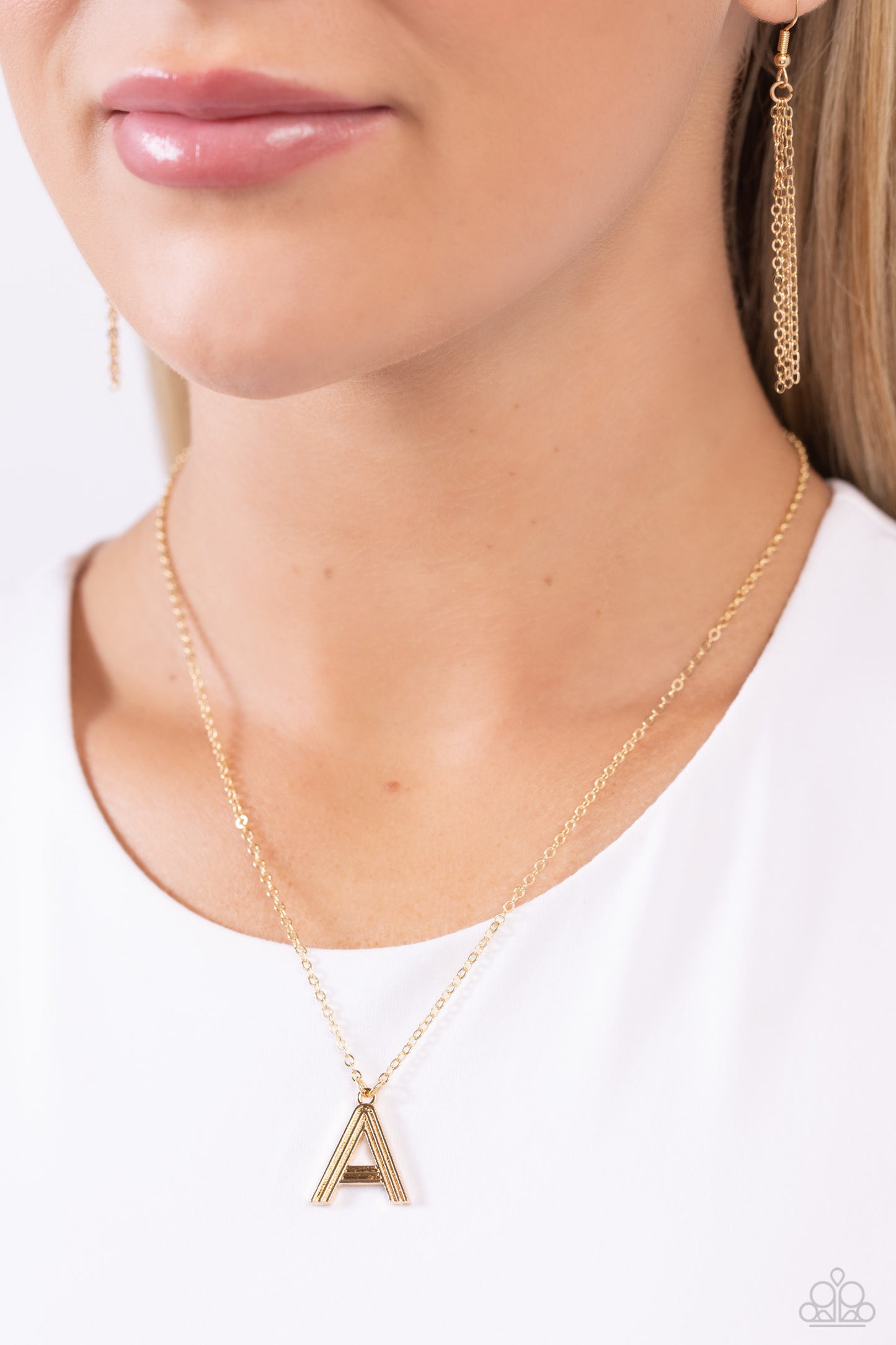 Leave Your Initials Gold *A* Necklace Paparazzi