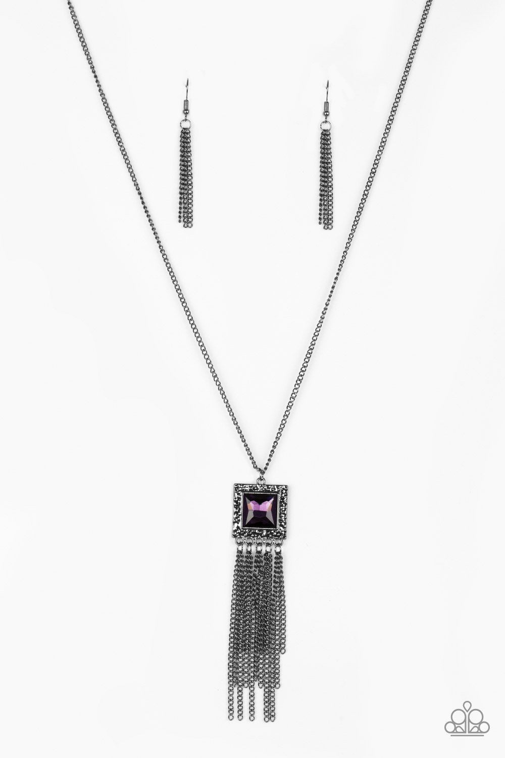 Shimmer Sensei Purple Necklace Paparazzi