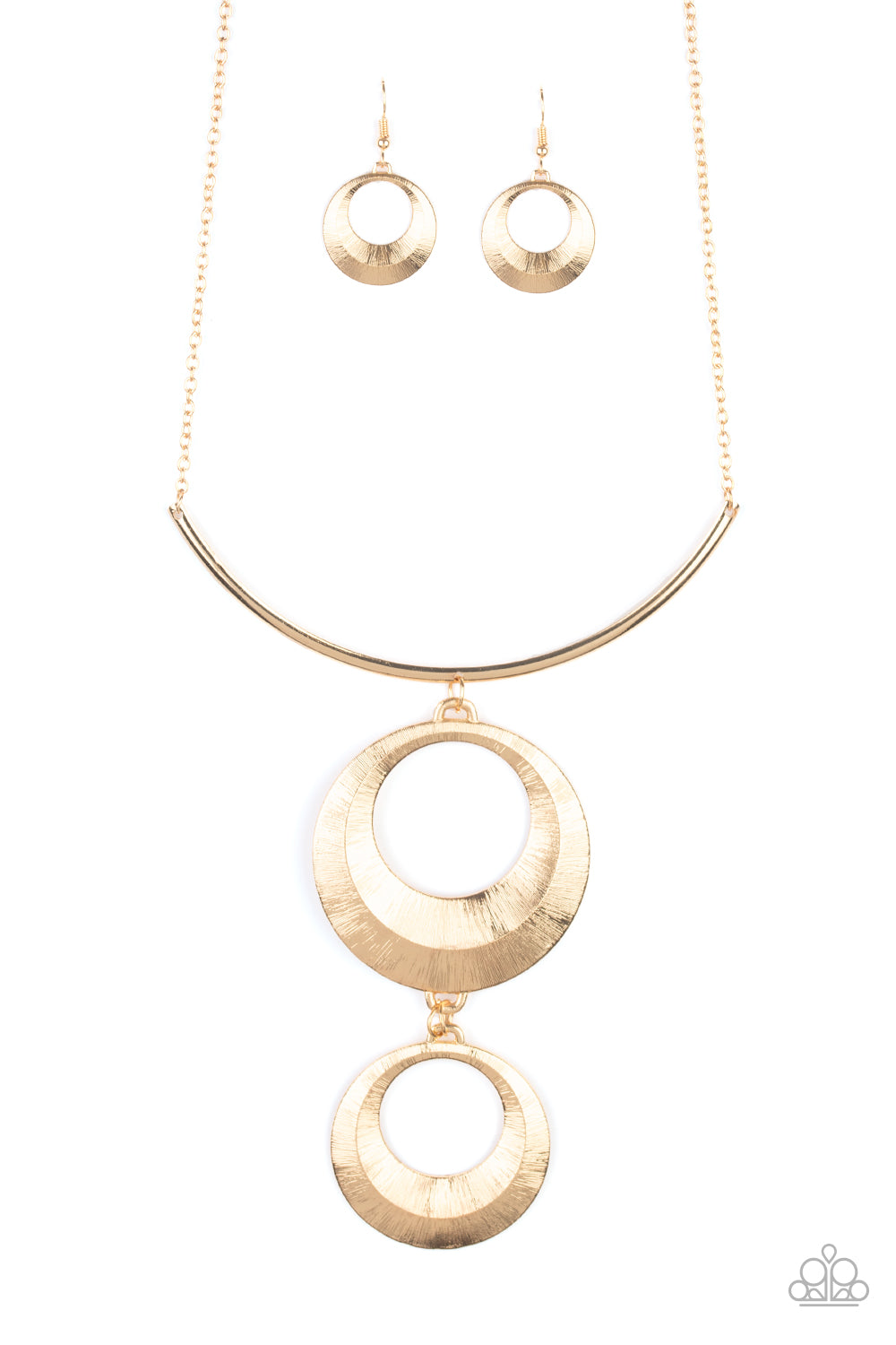 Egyptian Eclipse Gold Necklace - Daria's Blings N Things