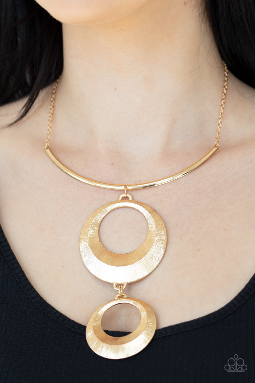 Egyptian Eclipse Gold Necklace - Daria's Blings N Things