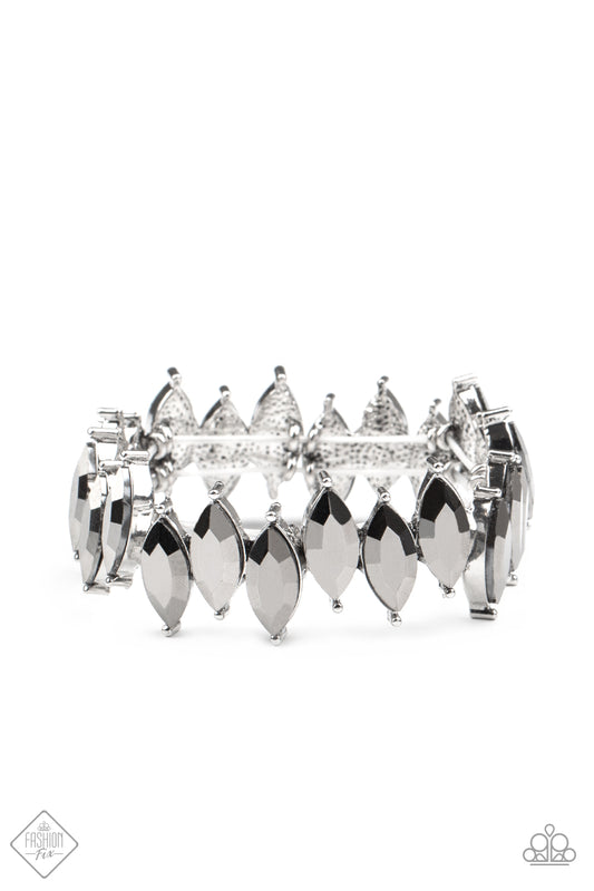 Fiercely Fragmented Silver Bracelet - Daria's Blings N Things