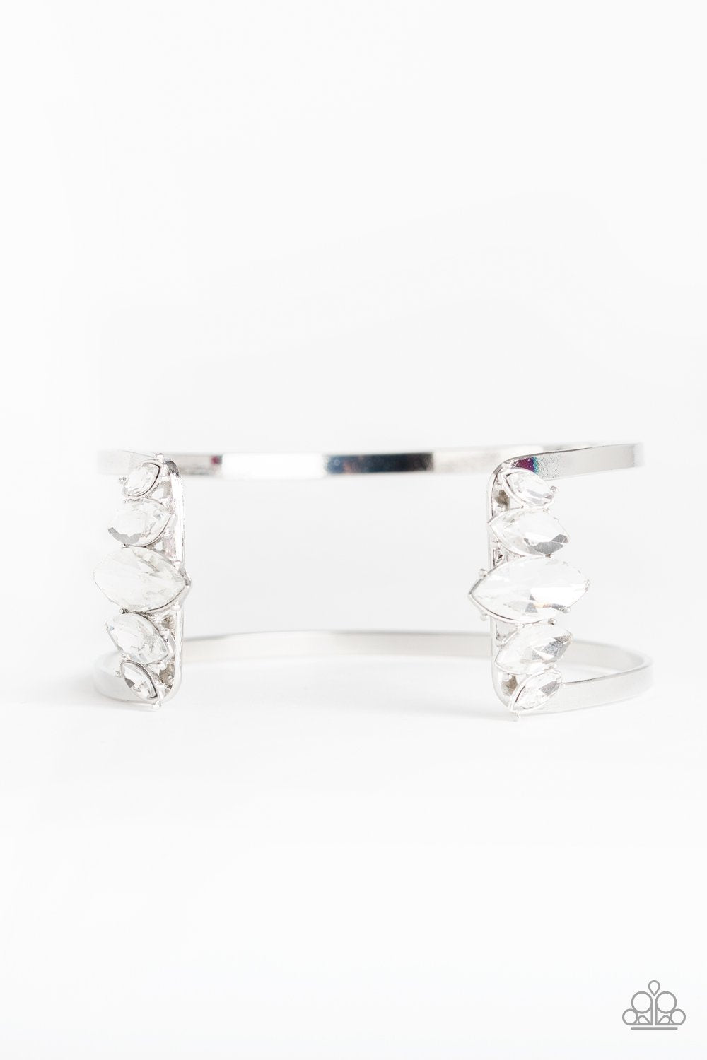 Glam Power White Bracelet - Daria's Blings N Things