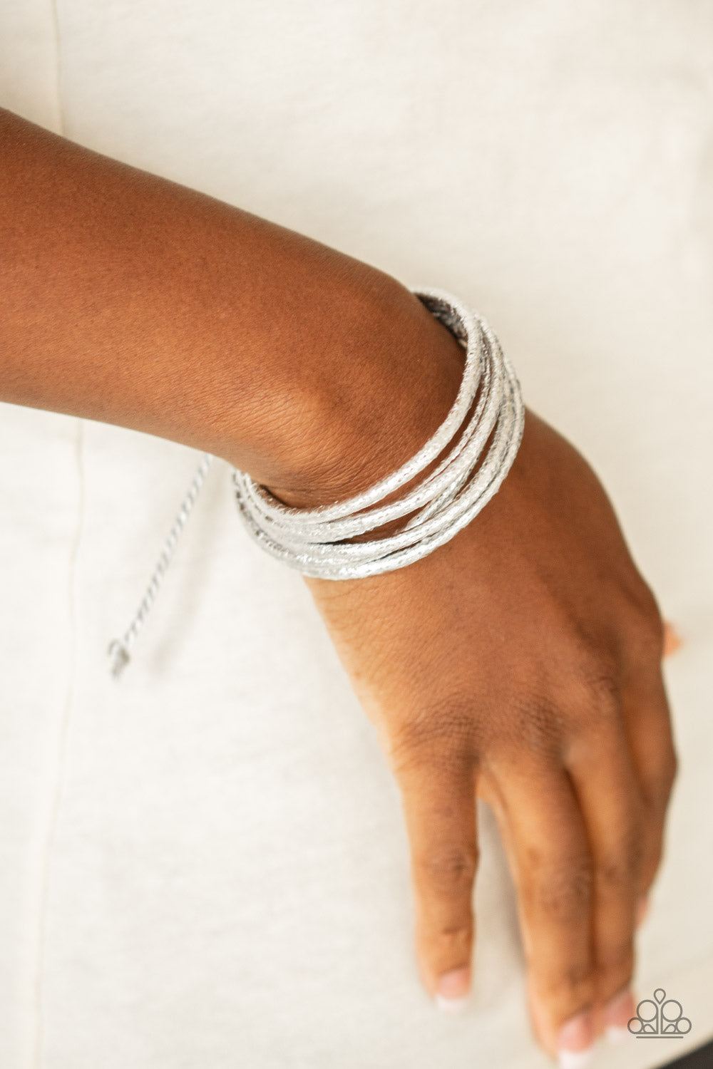 Glitter-tastic! Silver Bracelet - Daria's Blings N Things