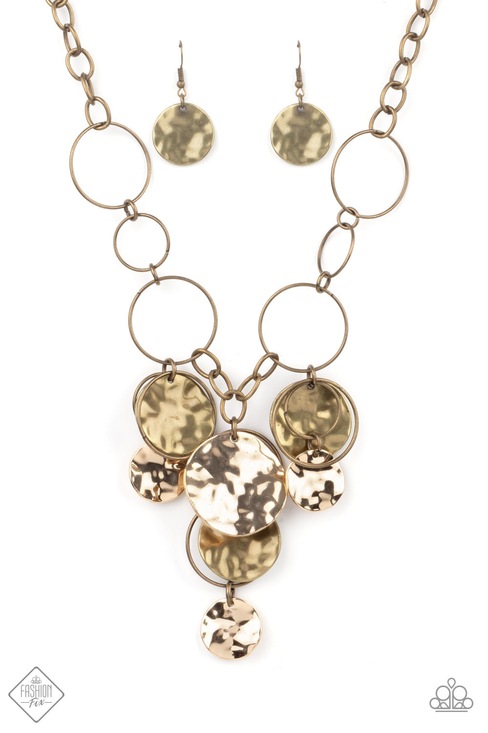 Learn the HARDWARE Way Brass Necklace - Daria's Blings N Things