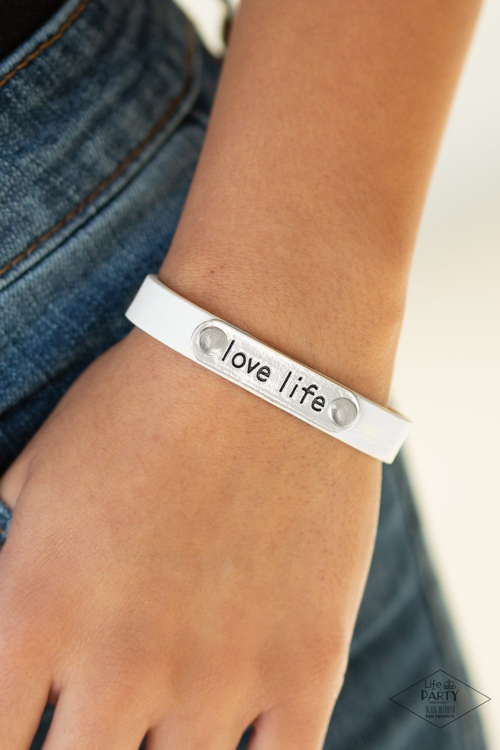 Love Life White Bracelet