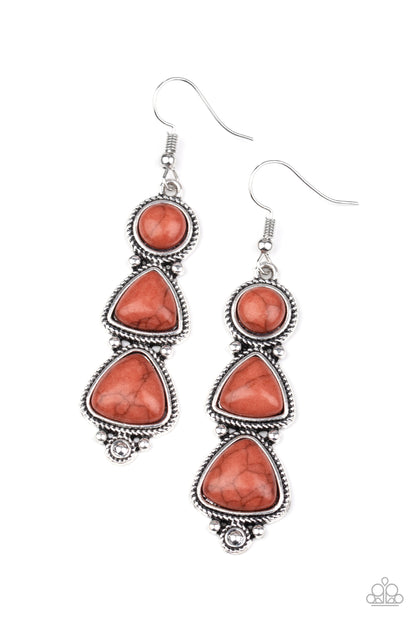 New Frontier Brown
Earrings Paparazzi