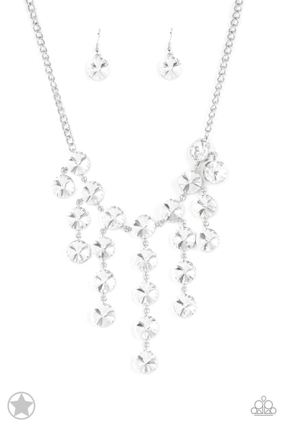 Spotlight Stunner White Necklace