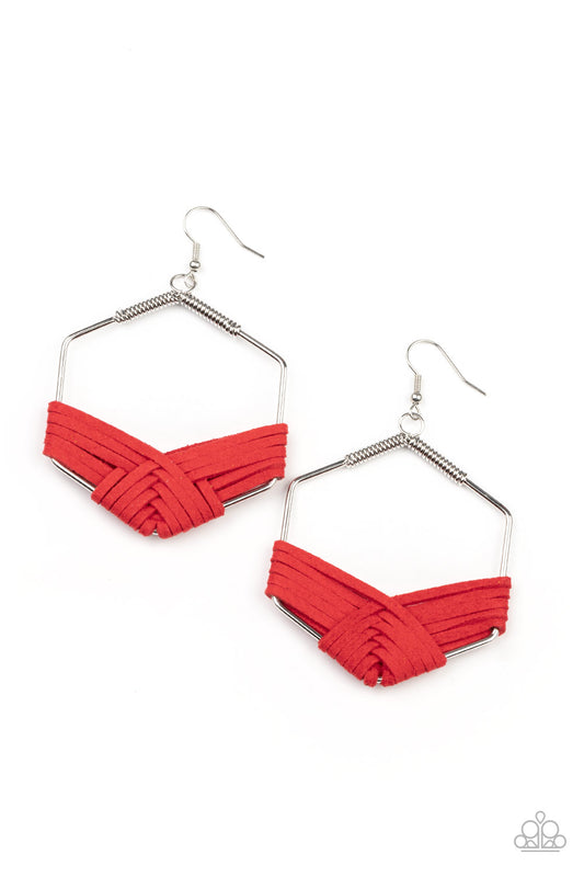 Suede Solstice Red
Earrings Paparazzi