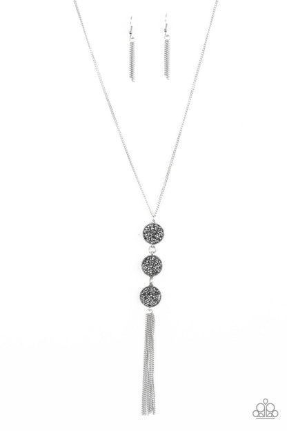Triple Shimmer Silver
Necklace - Daria's Blings N Things