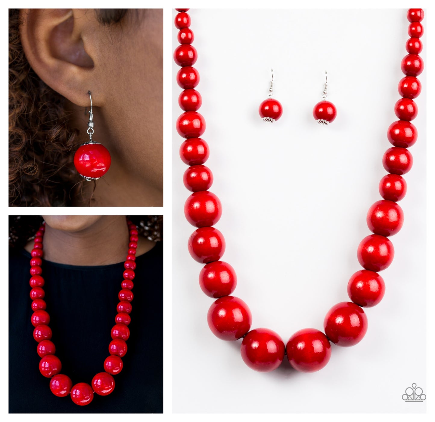 Effortlessly Everglades Red Necklace - Daria's Blings N Things